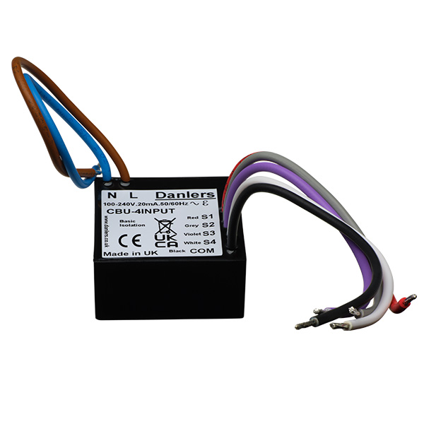 Casambi 4 Channel Switch Input (CBU-4INPUT)